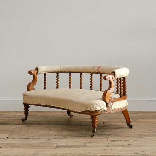 Mid 19Th Century Miles & Edwards Kidney Sofa