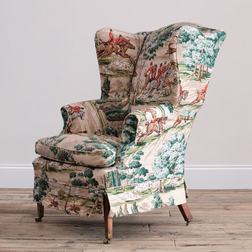 George III Wingback Armchair