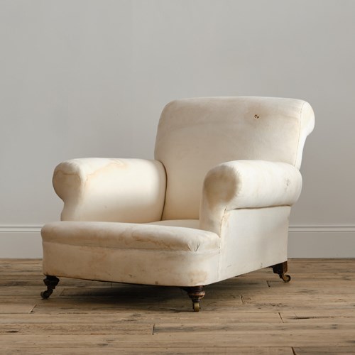 Large Deep Seated Howard Style Club Armchair