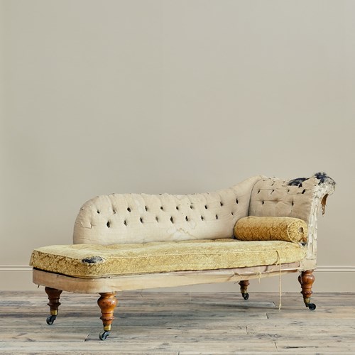 Antique English Regency Chaise Lounge