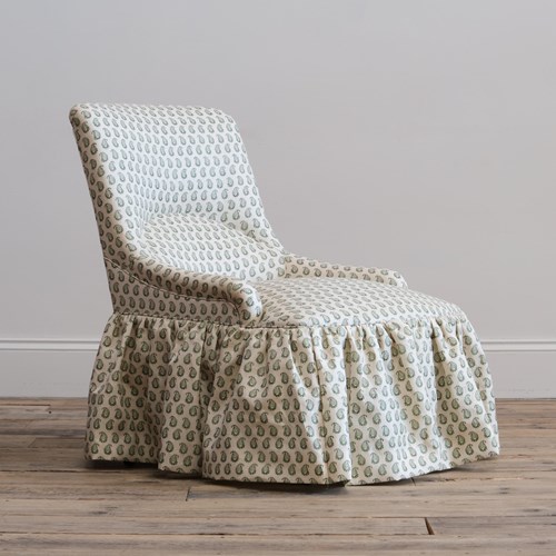 19Th Century Nursing Chair In Howe 36 Bourne Street Linen