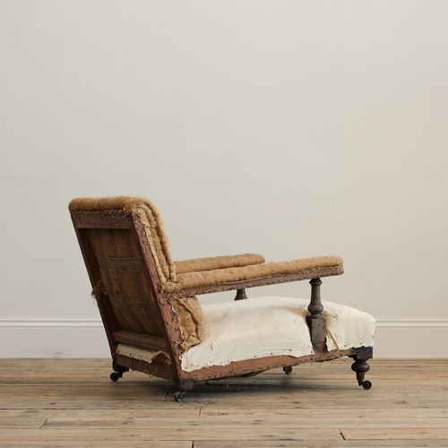 19Th Century Howard Style Open Armchair C1860