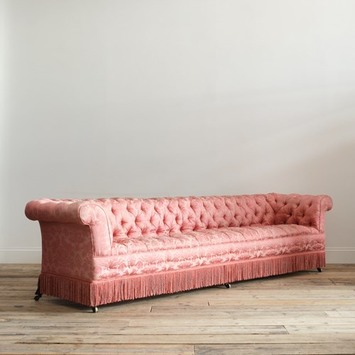A Huge Rare 19Th Century Chesterfield Sofa
