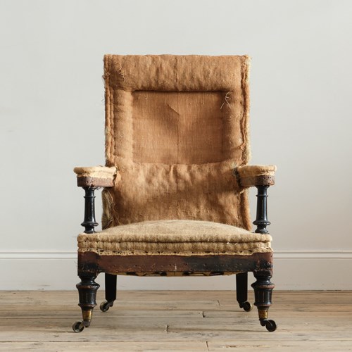 Mid 19Th Century Open Armchair Attr' Gillows