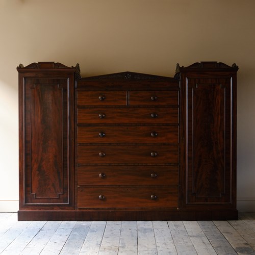 William IV Mahogany Compactum Wardrobe C1830