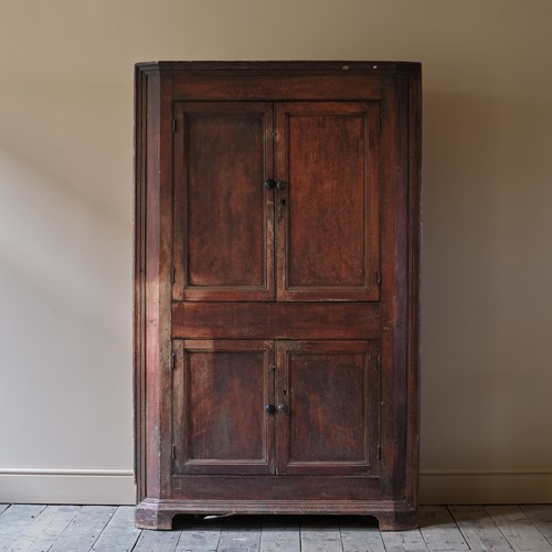 Georgian Corner Cupboard In Paint