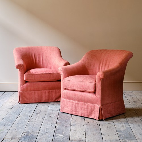 A Pair Howard Style 'Pickwell' Armchairs