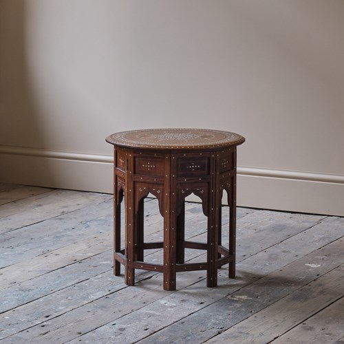 Early 20Th Century Anglo Indian Hoshiarpur Side Table
