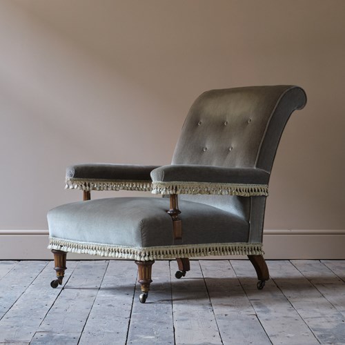 Mid 19Th Century Gillows Open Armchair.