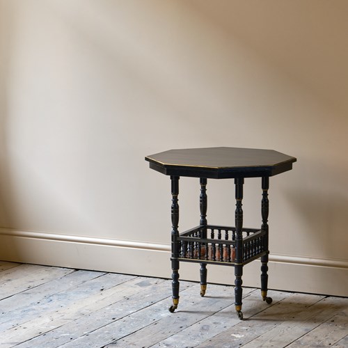 19Th Century Aesthetic Movement Side Table Attributed To Gillows