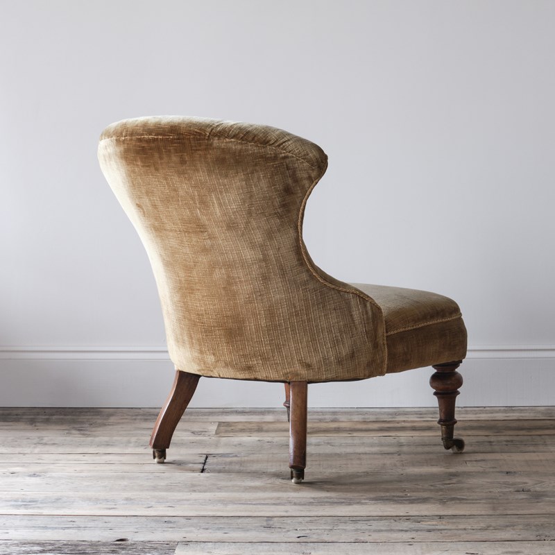 19Th Century Iron Back Slipper Chair-desired-effect-antiques-yellow-velvet-slipper-chair-5-main-638379099373176983.jpg