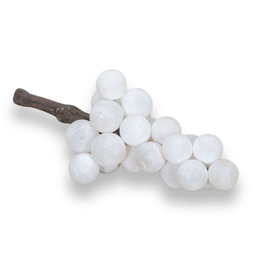 19Th Century Italian Alabaster And Marble Grapes