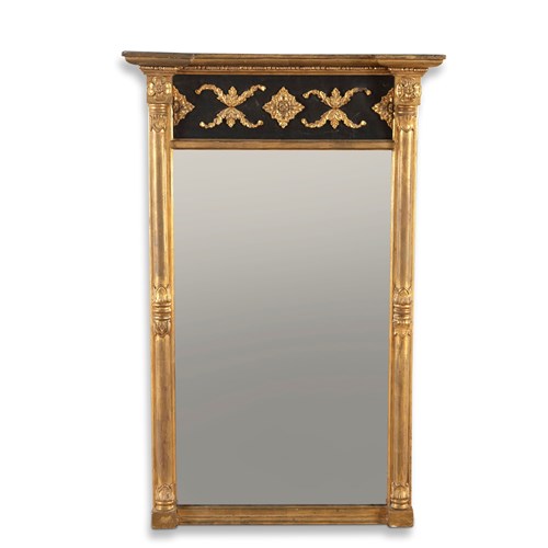 19Th Century Regency Gilded Pier Mirror