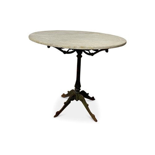 Large 19Th Century French Bistro Table