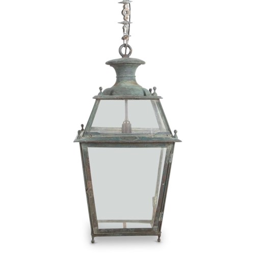 19Th Century French Glazed Lantern