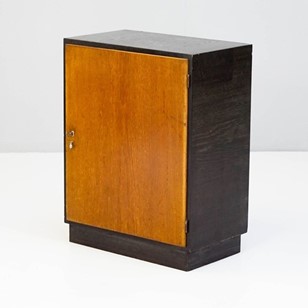 Ebonised And Oak Cupboard By Franz ...