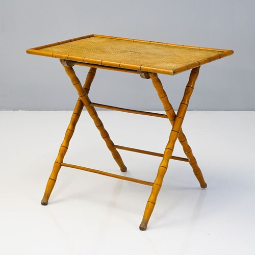 Folding Bamboo Table