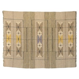 Mid 20Th Century Swedish Kilim