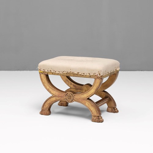 X Frame Footstool