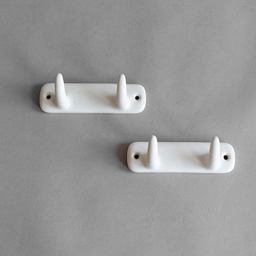 Pair Of Porcelain Hooks