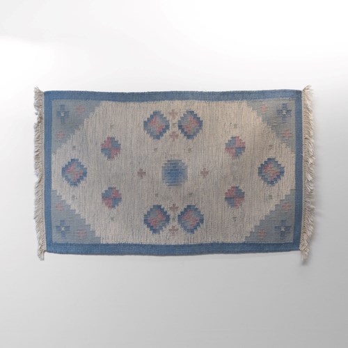 Small Sized Swedish Kilim