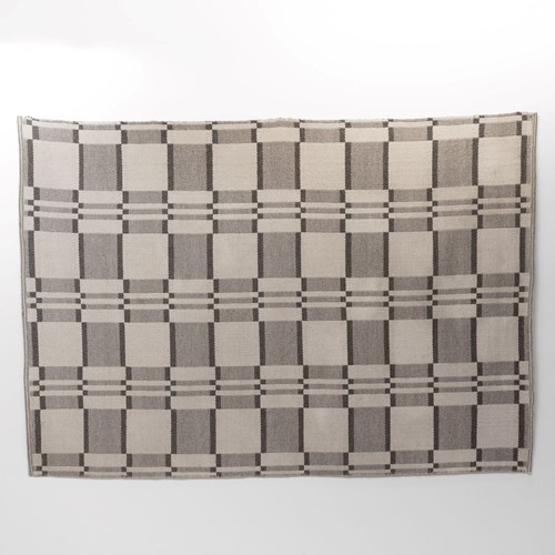 Large Chequered Swedish Kilim