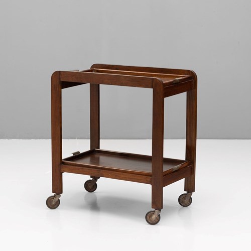Oak Drinks Trolley