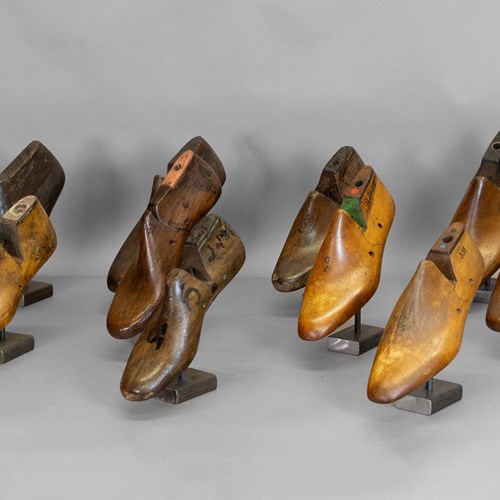 Shoe Lasts On Stands