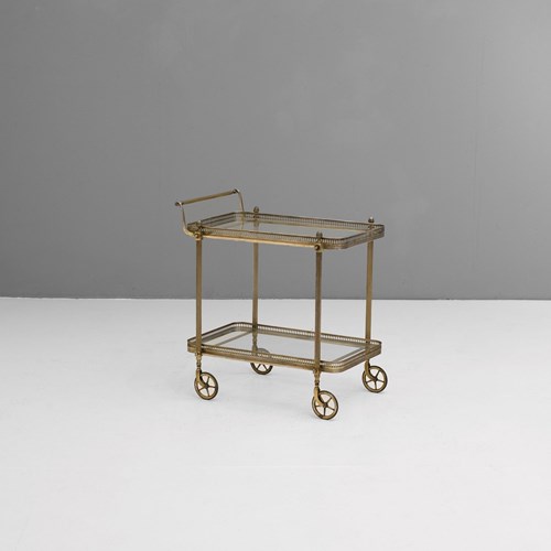 Brass Drinks Trolley