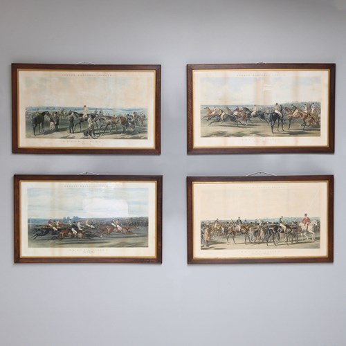 Set Of Four Racing Prints