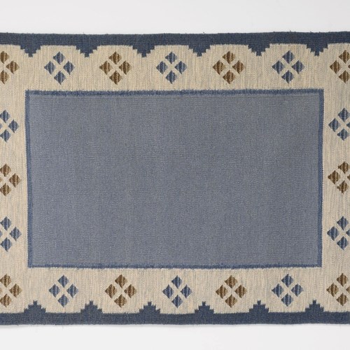 Diamond Edged Swedish Kilim