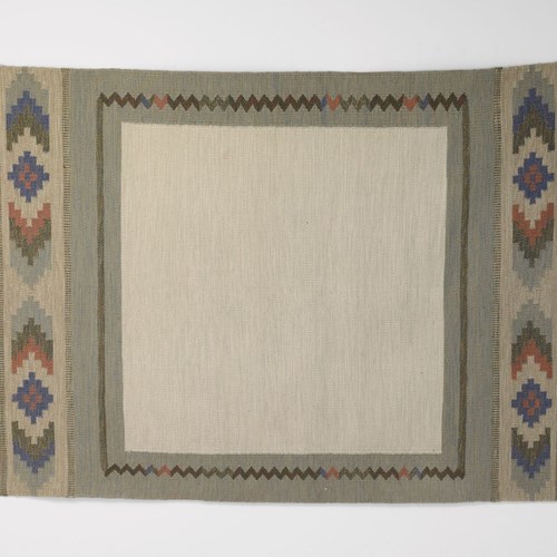 Large Mid-Century Swedish Kilim