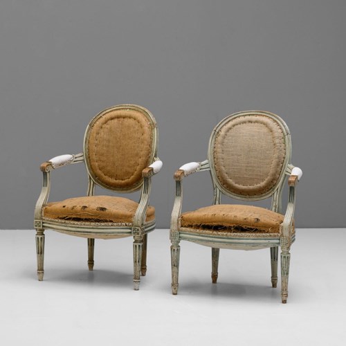 Pair Of Salon Armchairs