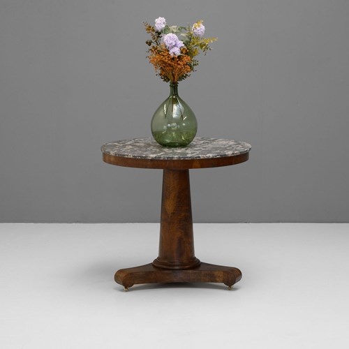 Pedestal Gueridon Table