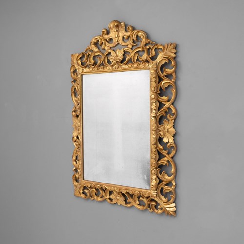Gilt Cushion Framed Mirror