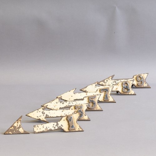 Collection Of Numbered Arrows