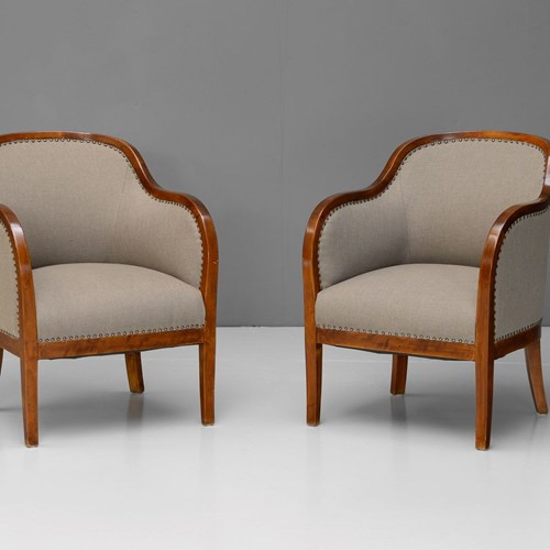Pair Of Swedish Armchairs