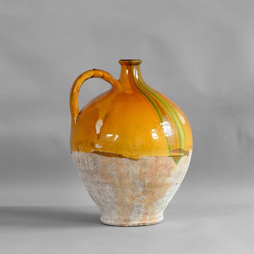 Large Yellow Glazed Jug
