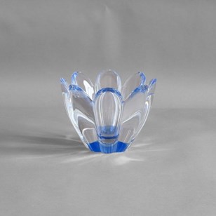 Glass Petal Bowl By Orrefors
