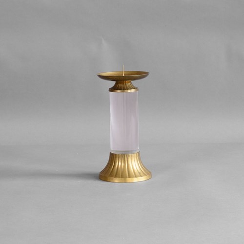 Lucite Candle Stick