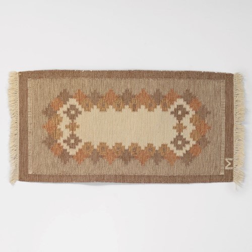 Brown Rug "M" Initial