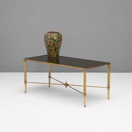 Mid-Century Brass Coffee Table