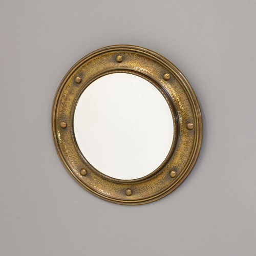Brass Circular Mirror