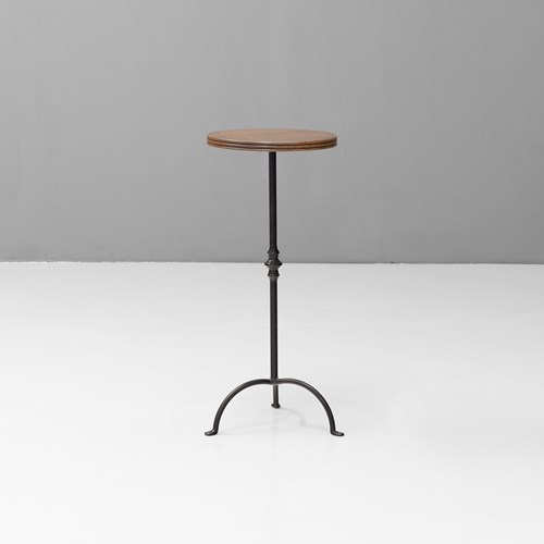 Oak Top Martini Table