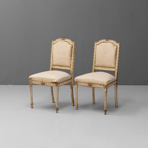 Pair Of French Side Chairs