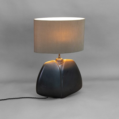 Mid-Century French Porcelain Table Lamp. Circa 1960.