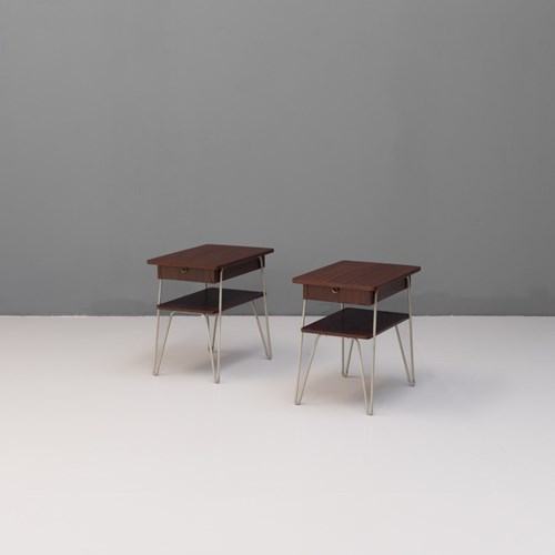 Pair Of Mid-Century Bedside Tables