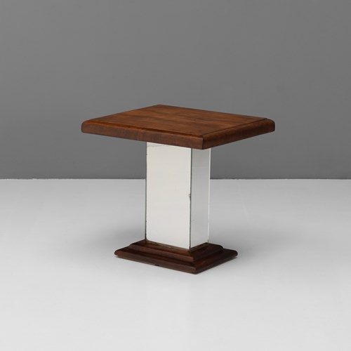 Mirrored Side Table