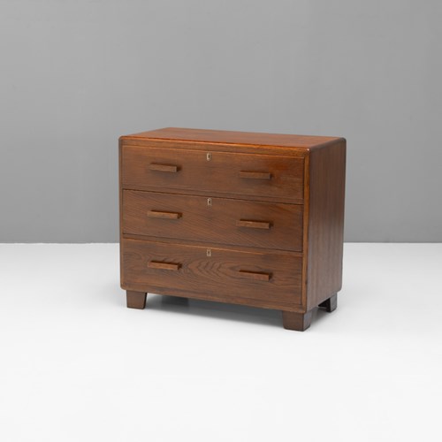 Art Deco Style Oak Chest
