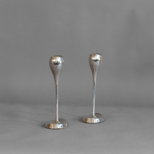Pair Of Danish Candlesticks